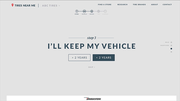BridgestoneTire desktop appointment scheduling